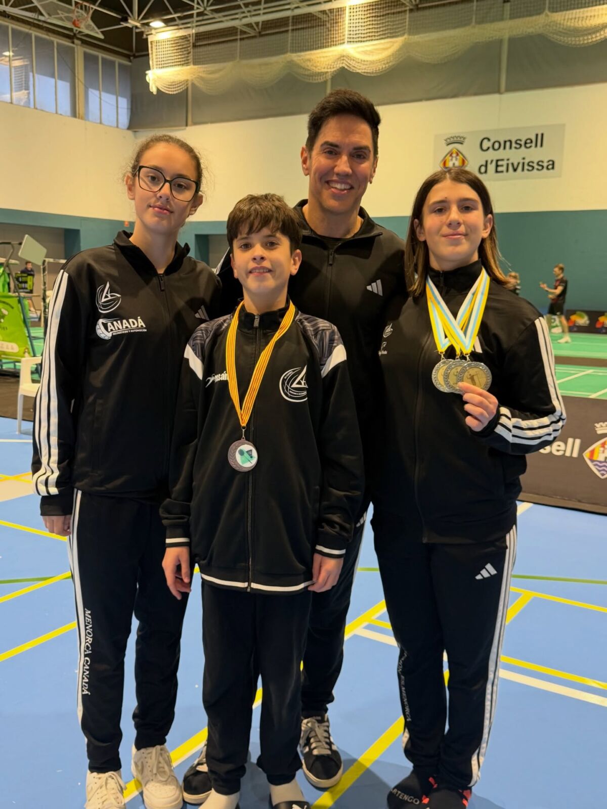 Gran actuación del Menorca Bádminton Club en el Máster N5