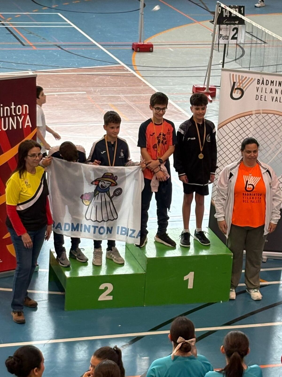 El Menorca Bádminton Es Castell firmó una destacada actuación este