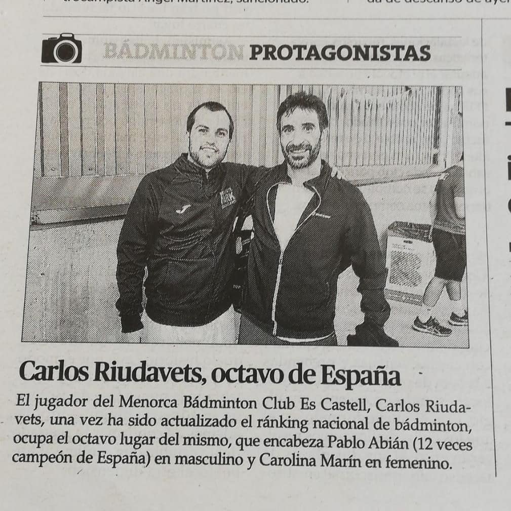 👏👏👏👏👏💪💪💪💪🏸🏸🏸🏸🏸 enhorabona! #badmintonescastell #ajuntamentescastell #badmintonforever