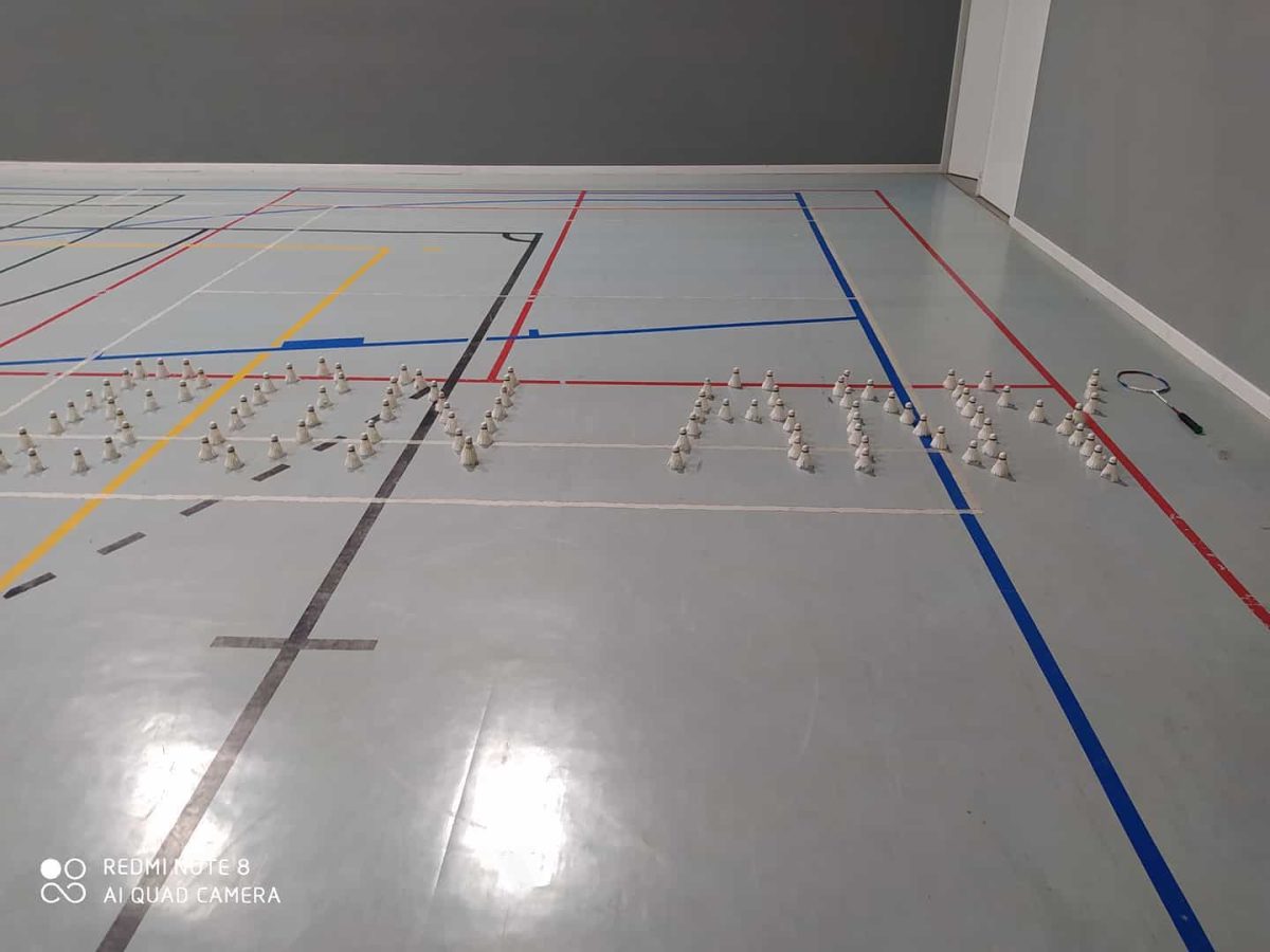 Feliz año nuevo "salud y bádminton""
