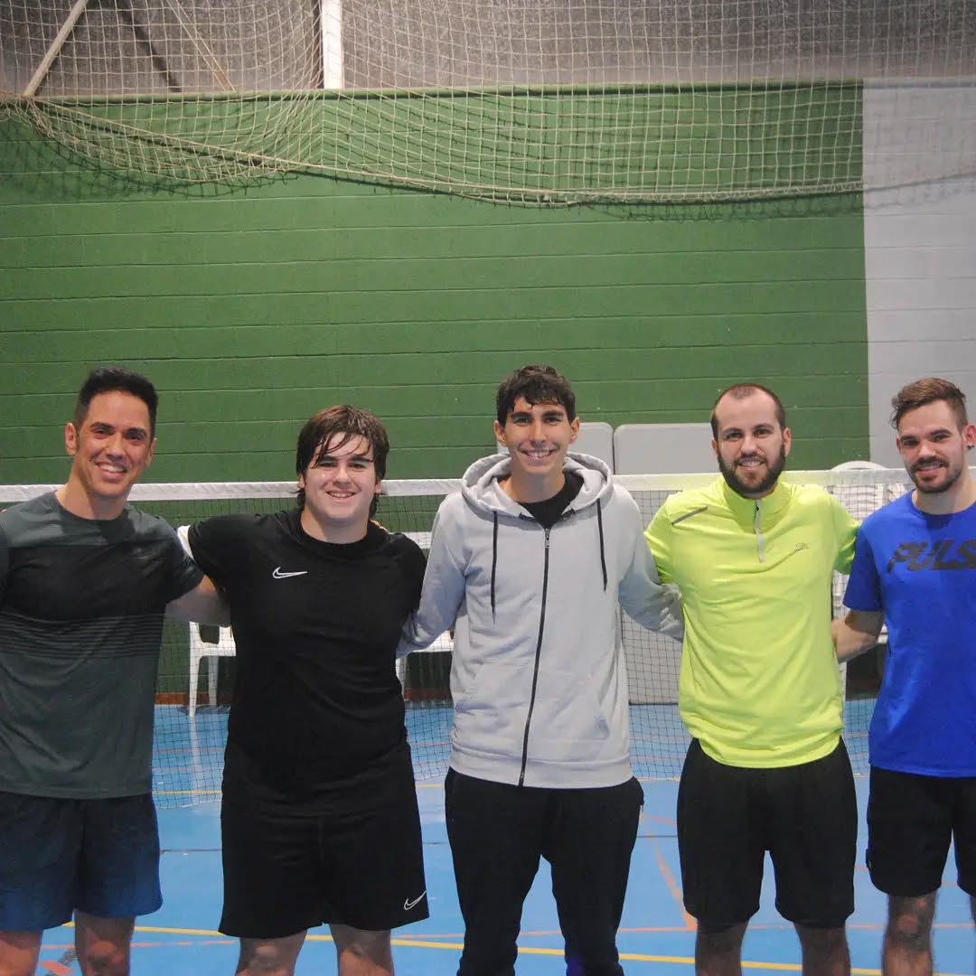 Final liga menorquina individual de bádminton. Enhorabuena equipo: Carlos Riudavets…