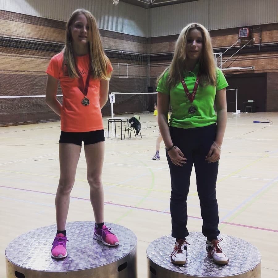 La jugadora del Menorca Badminton Es Castell, Laura Anglada, se…