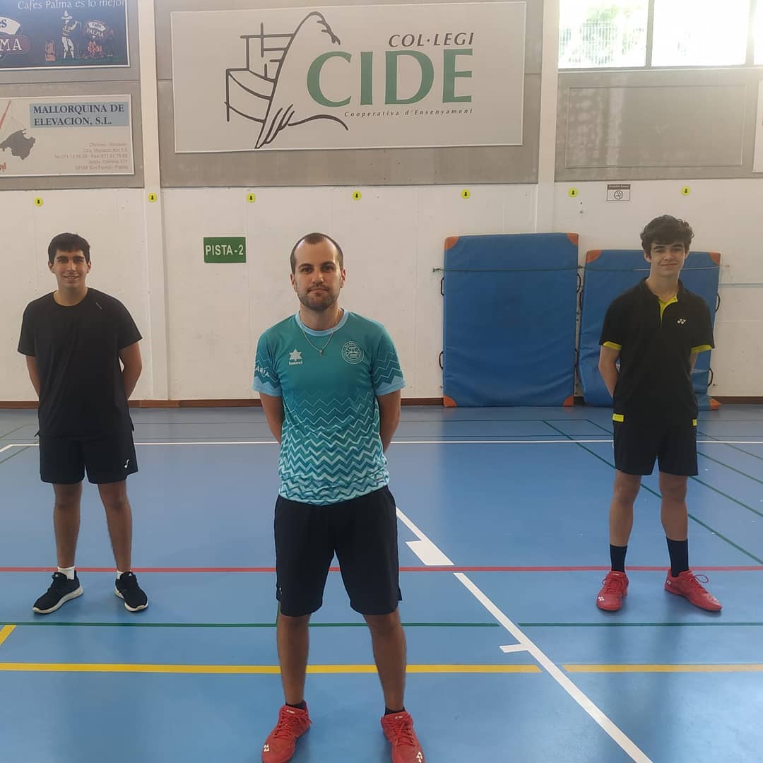 Los tres mosqueteros en el TTR de Mallorca 💪💪💪🏸👏👏👏👏👏👏 "somos…